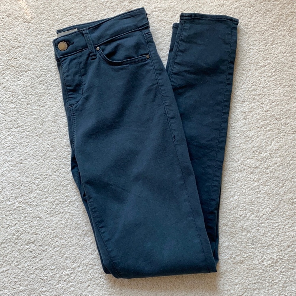 Topshop Moto Leigh Green Skinny Jeans